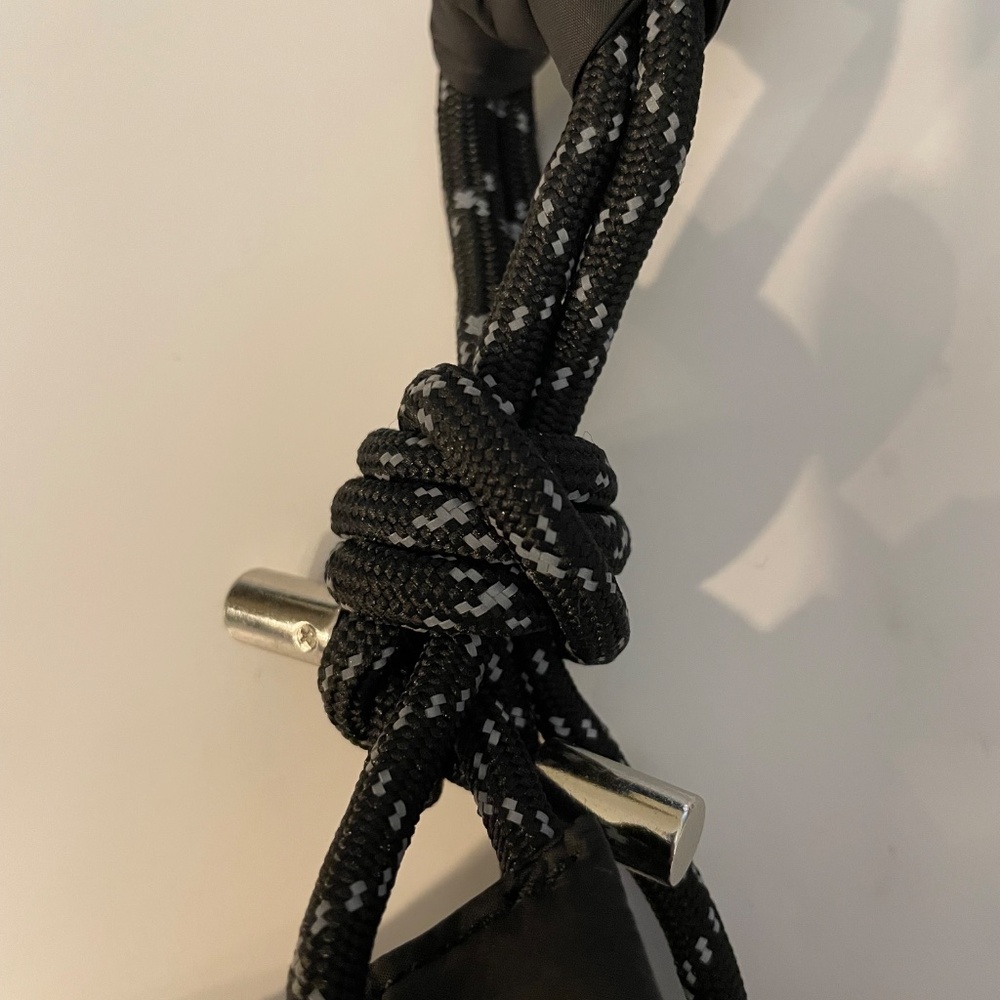 Mercer & Madison Black Crossbody with Pink Lining - Picture 8 of 9